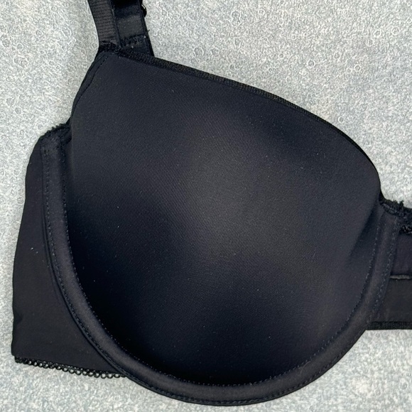 Calvin Klein Black Balconette Bra - Size 34C - Picture 3 of 5